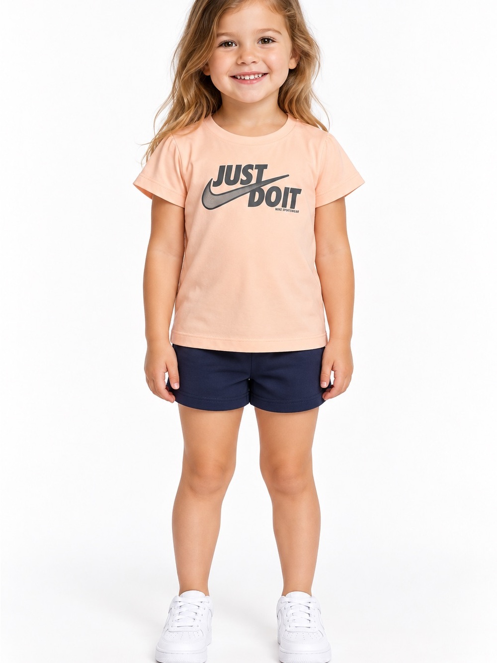 Nike • NWT Kids' pink 'Just Do It' Short-Sleeve Tee